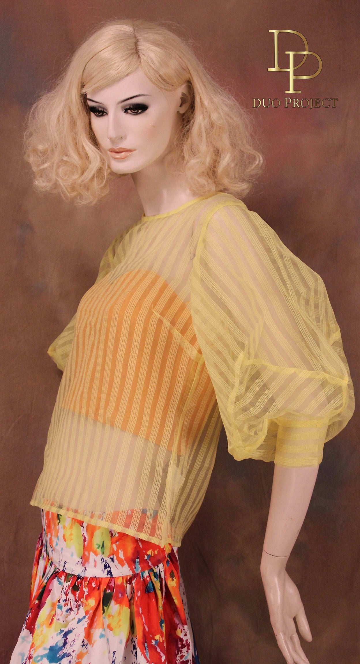 Yellow Stripe Top