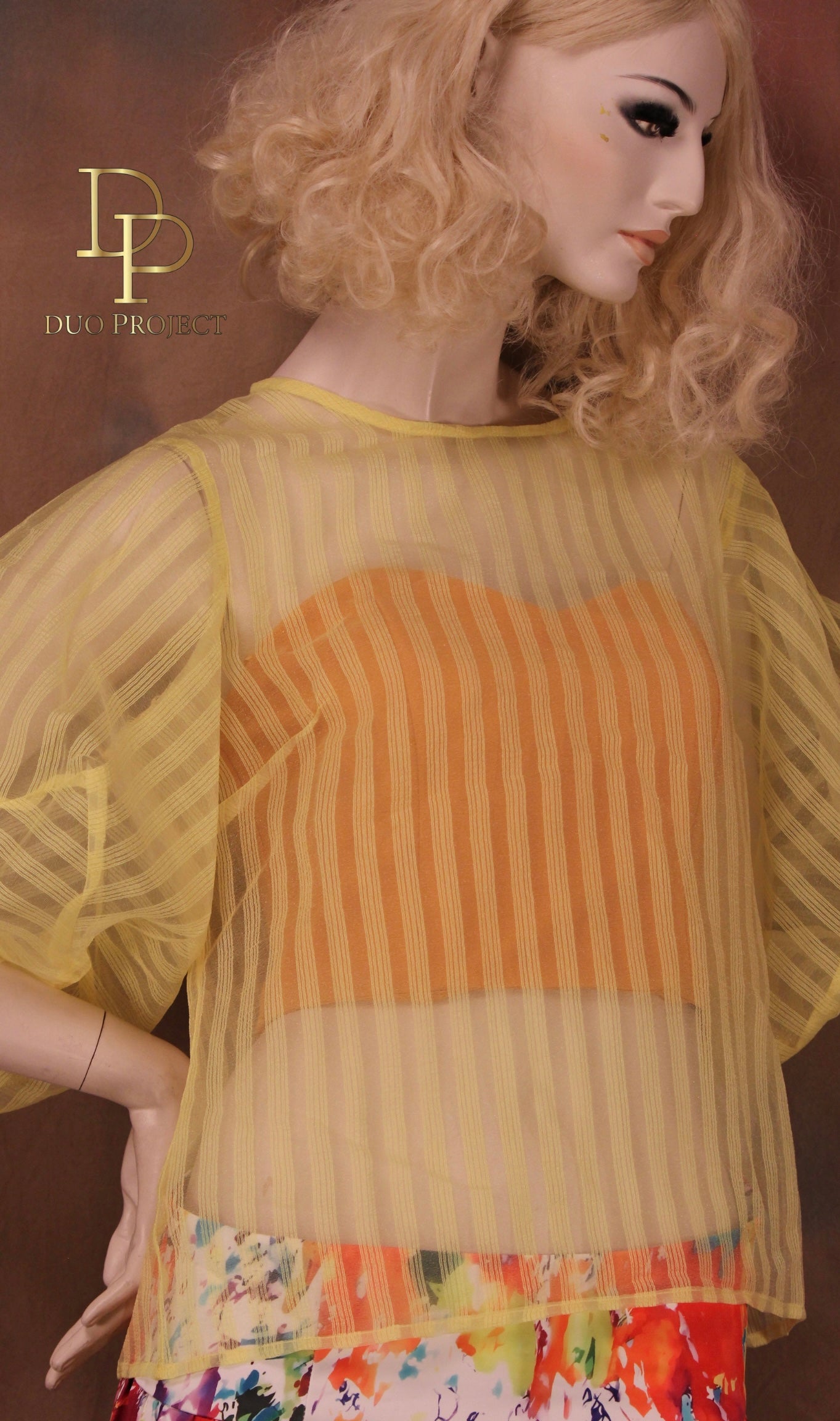 Yellow Stripe Top