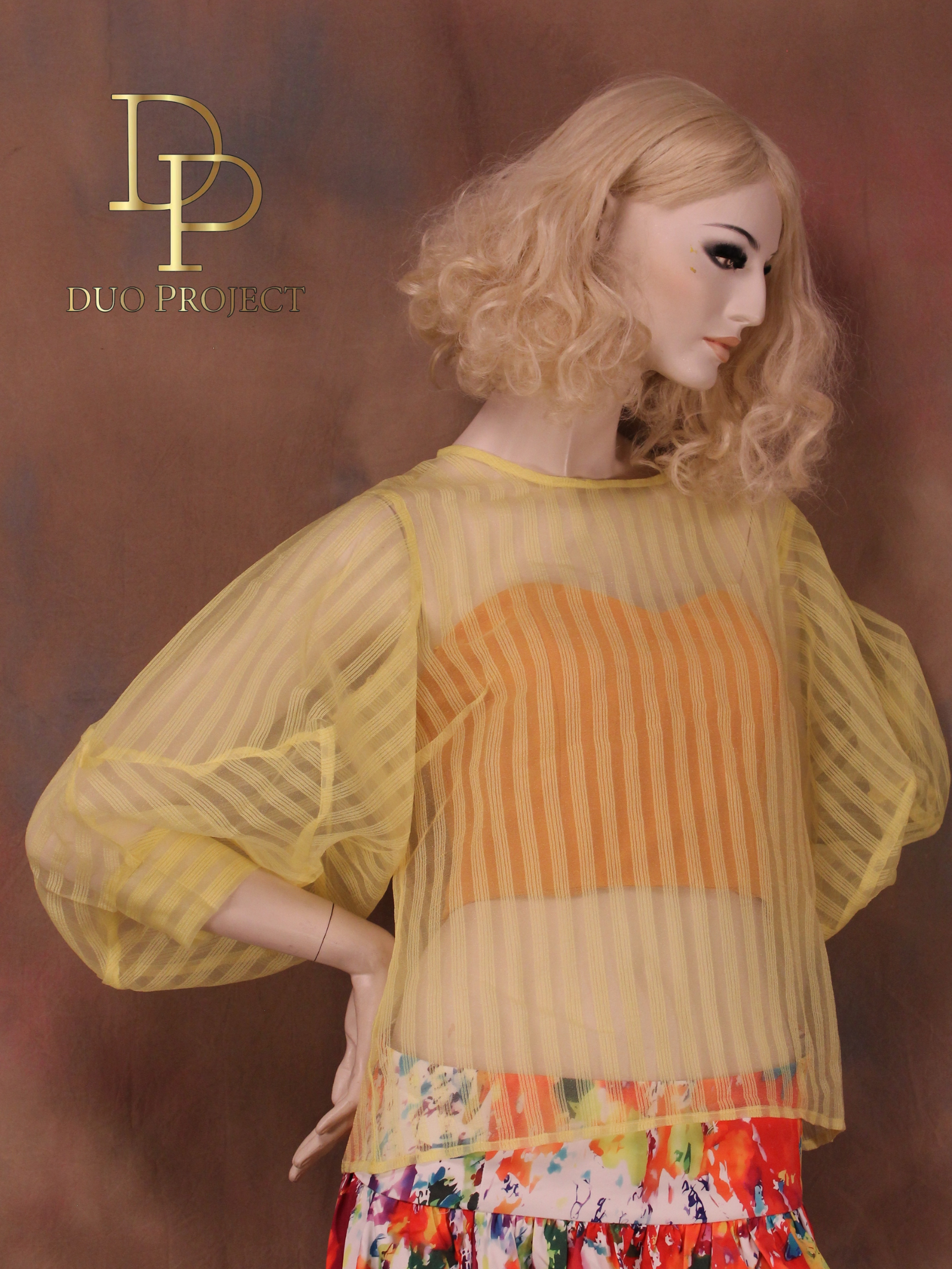 Yellow Stripe Top